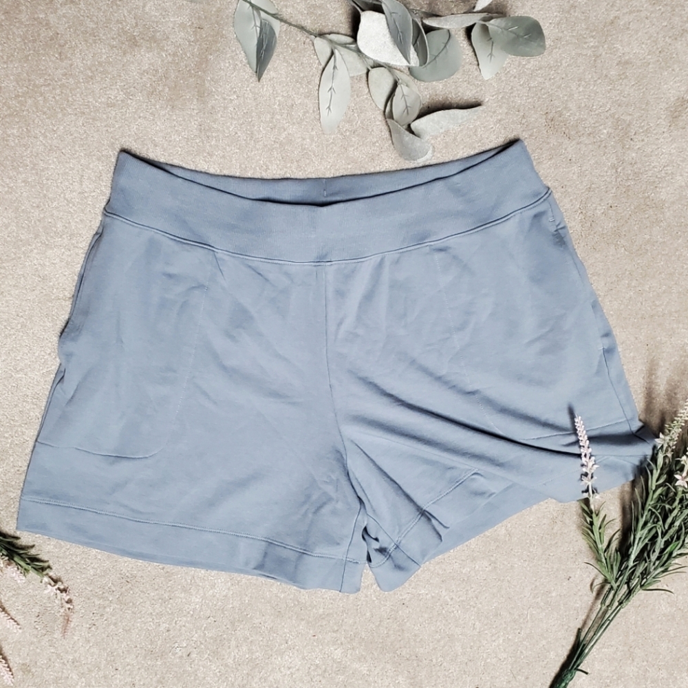 Soma 24/7 by Soma Pajama Shorts Sweatpant Material Extra Large Blue